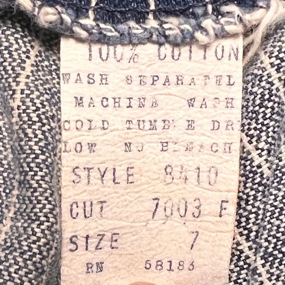 Vintage Sasson Striped Blue Jeans Ankle‎ | Size 24”